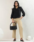 Flared black top