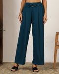 High weist wide leg trouser