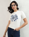 White embroidered top