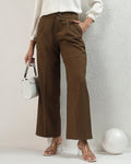 Wild leg light brown trouser